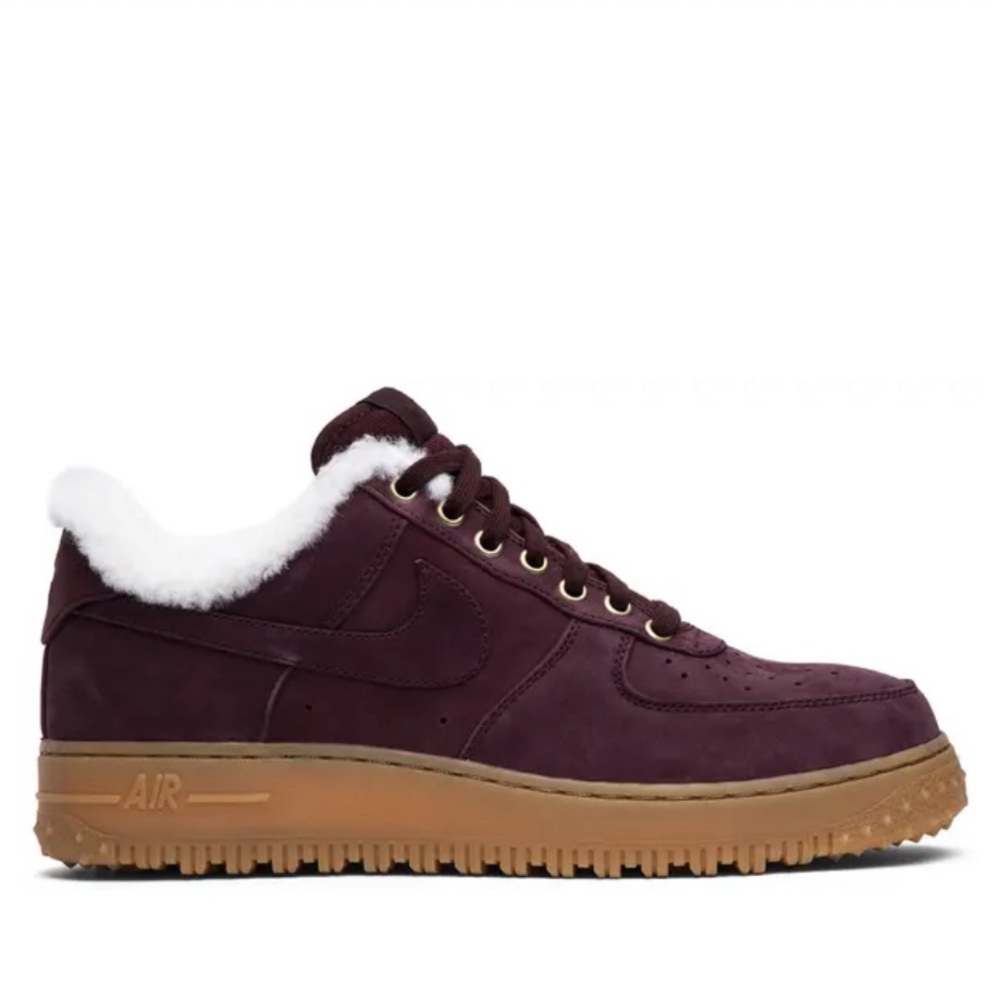 Nike Air Force 1 Premium Winter Burgundy Crush men’s Size 11